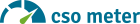CSO Meter logo ( a meter sign showing measurement)