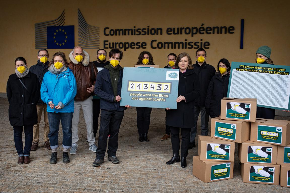 CASE coalition activists had over 200.000+ petitions to  EU Commission Vice-President Vĕra Jourová