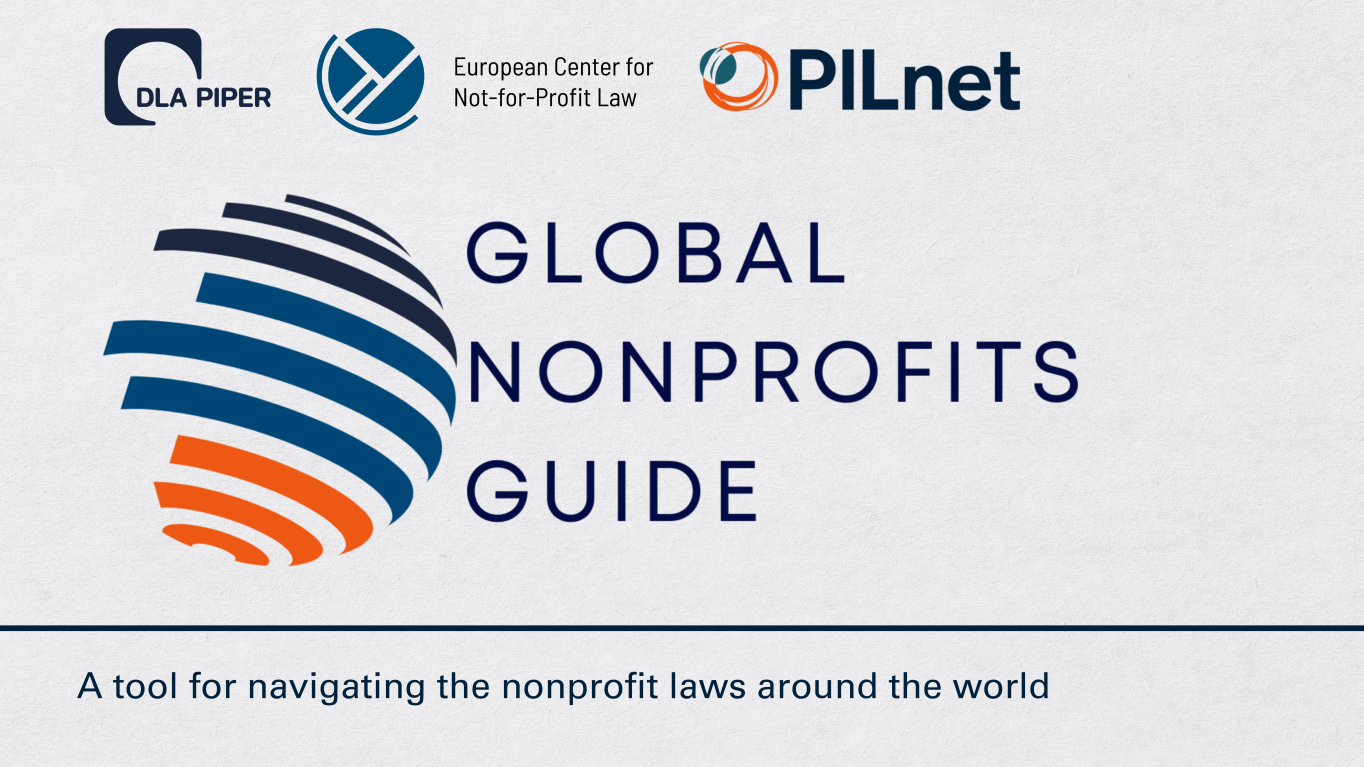 Global Nonprofits Guide, a tool for navigating the nonprofit laws around the world.