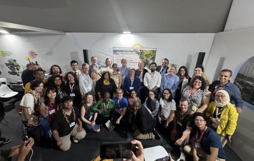 Members of the LEAD initiative pose at the event